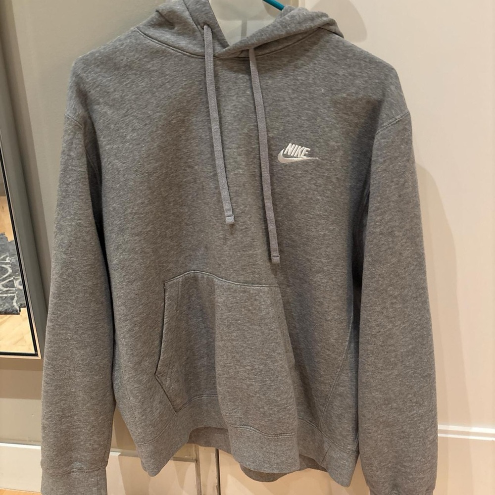 Nike Men's Heather Gray Hoodie